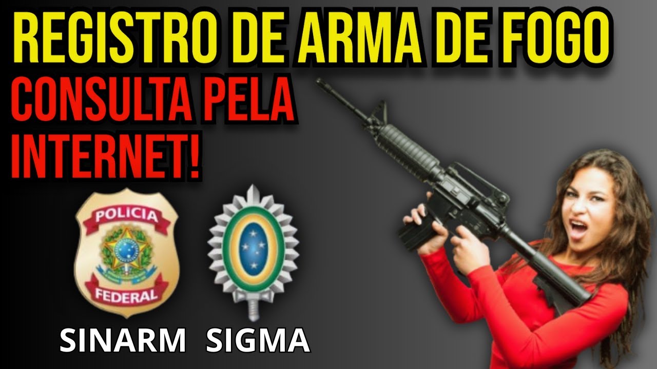 COMO CONSULTAR PROCESSO DE REGISTRO DE ARMA NO SINARM/SIGMA?
