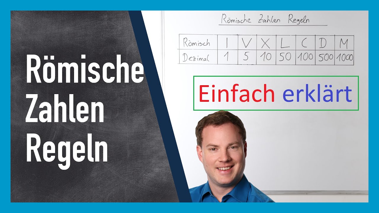 Römische Zahlen Regeln