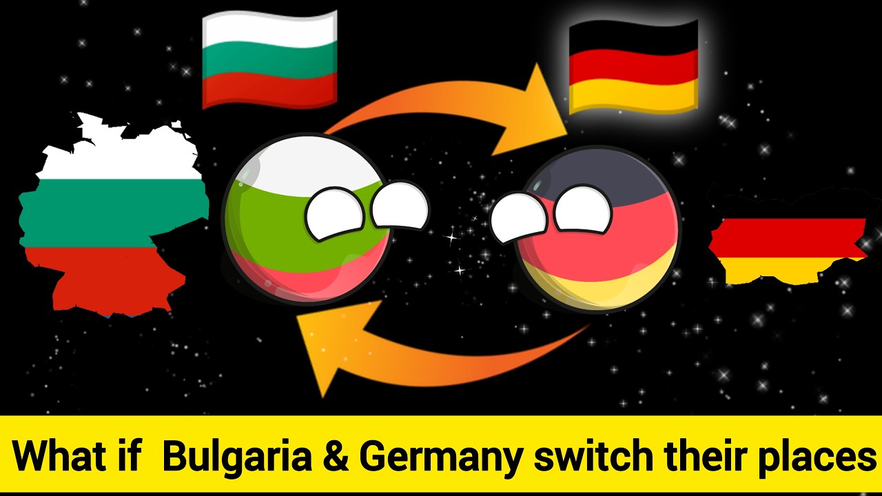 What if Bulgaria and Germany switched their places #countryballs #bulgaria #germany #berlin #sofia
