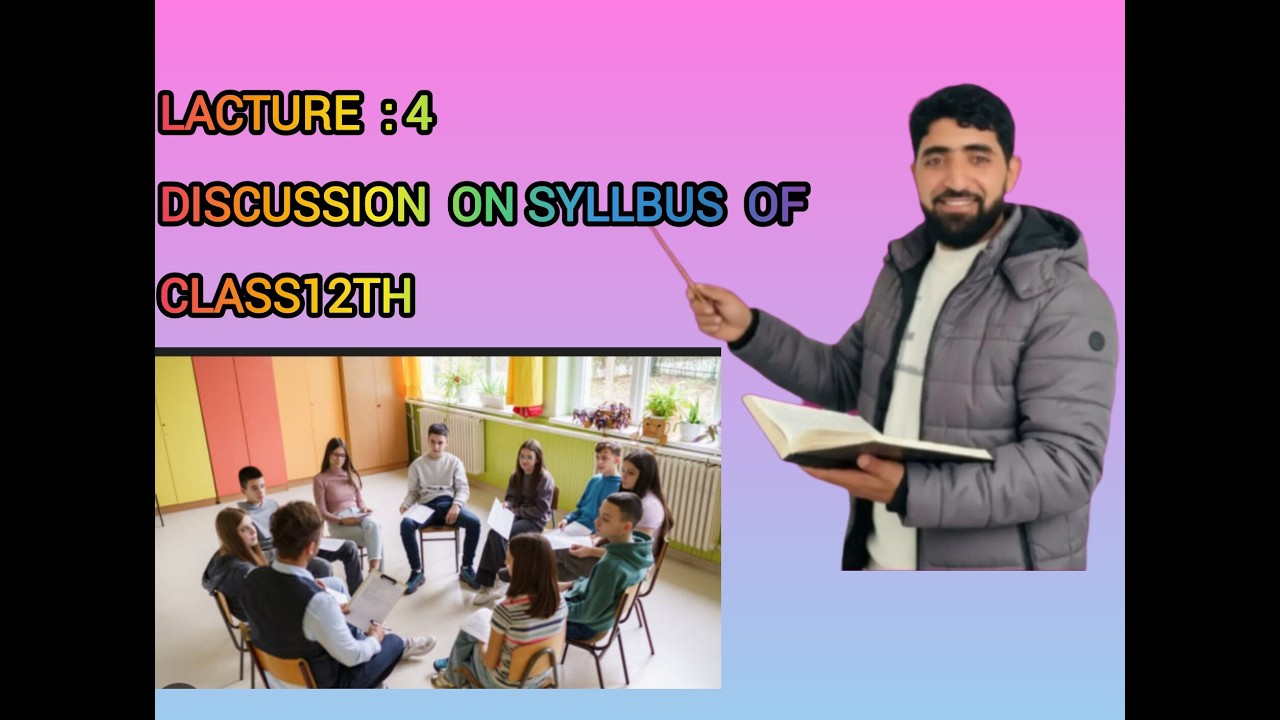 Discussion on syllbus of class 12th