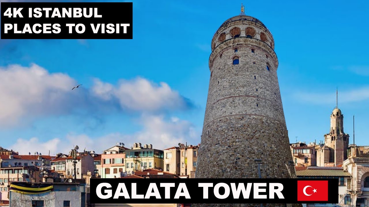 INSIDE GALATA TOWER ISTANBUL | 4K WALKING TOUR | 2023