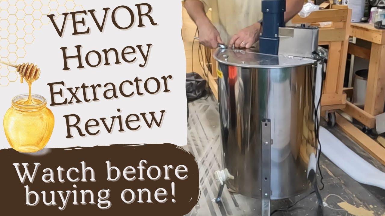 VEVOR HONEY EXTRACTOR REVIEW | BEEKEEPING | HONEY EXTRACTION