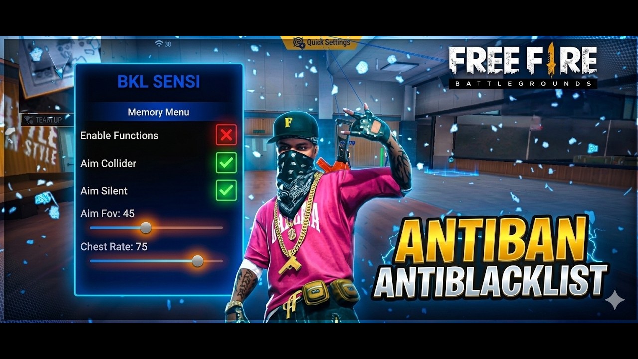 BKL SENSI ANDROID HACK 😯Free Fire Root Cheat Free ❄️ Safe 100% AntiBan AntiBlacklist 💯
