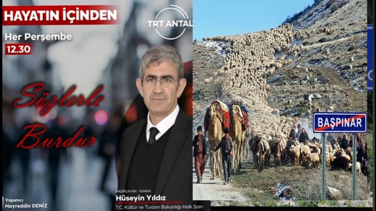 26 ŞUBAT TRT ANTALYA RADYOSU SÖZLERLE BURDUR BAŞPINAR