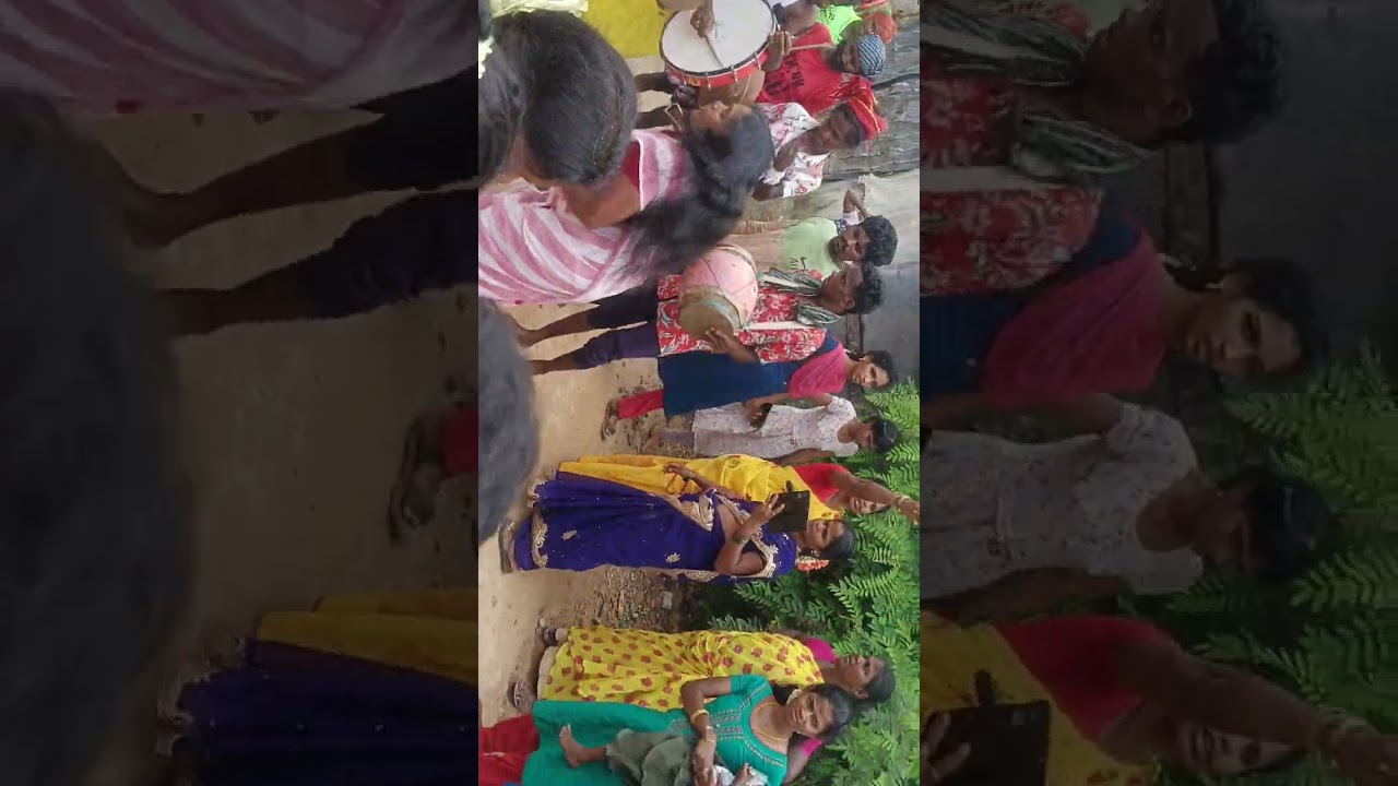 శ్రీ శ్రీ చెంచమ్మ తల్లి పూజ పసుపు కుంకములతో ఇంటింటి నుండి గంప్పలతో వనంలోకి పోతున్న చెంచులు 