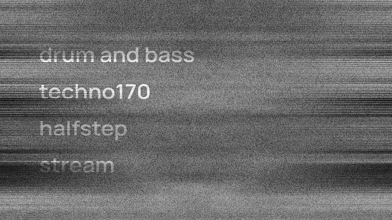 Hoji - dnb / techno170 / halfstep / DJ stream #08