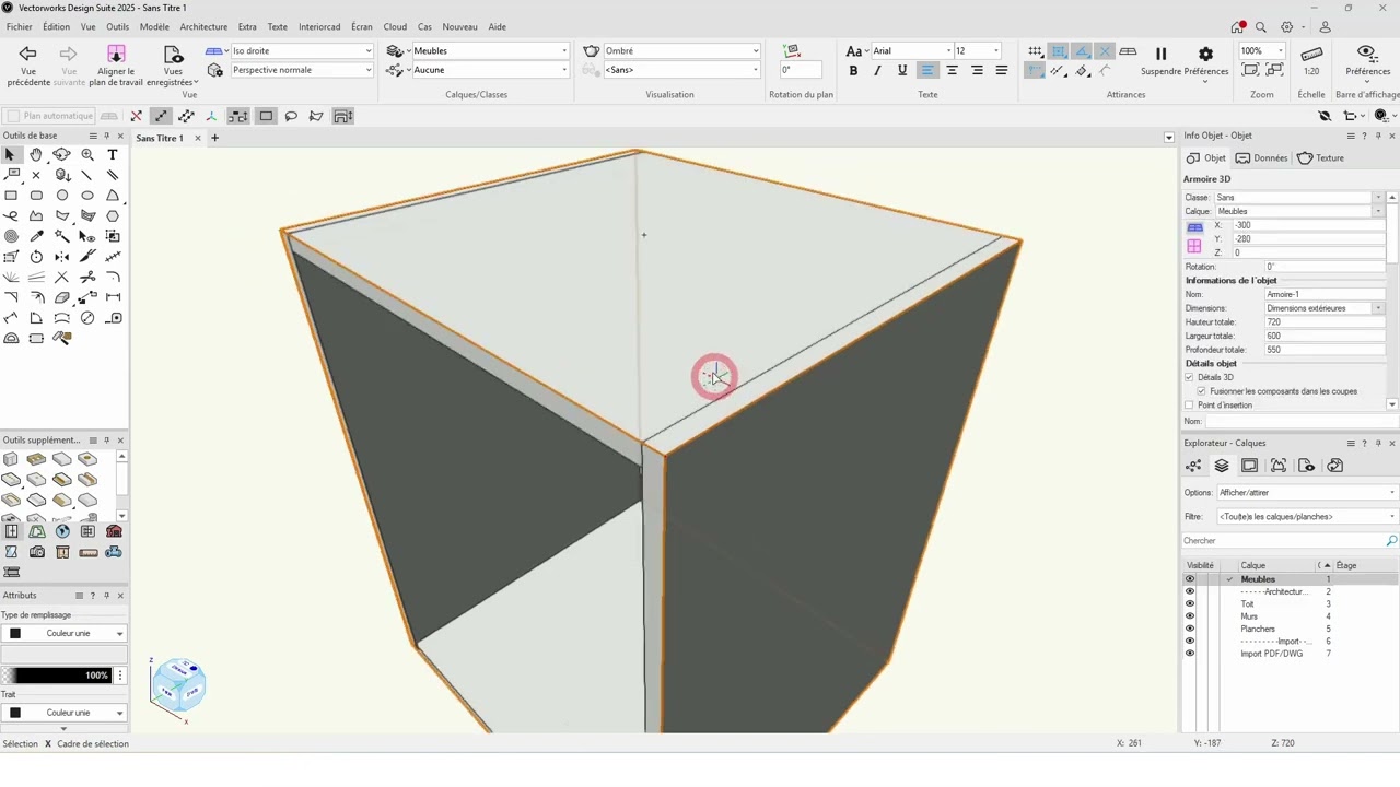 Modèle interiorcad | Vectorworks