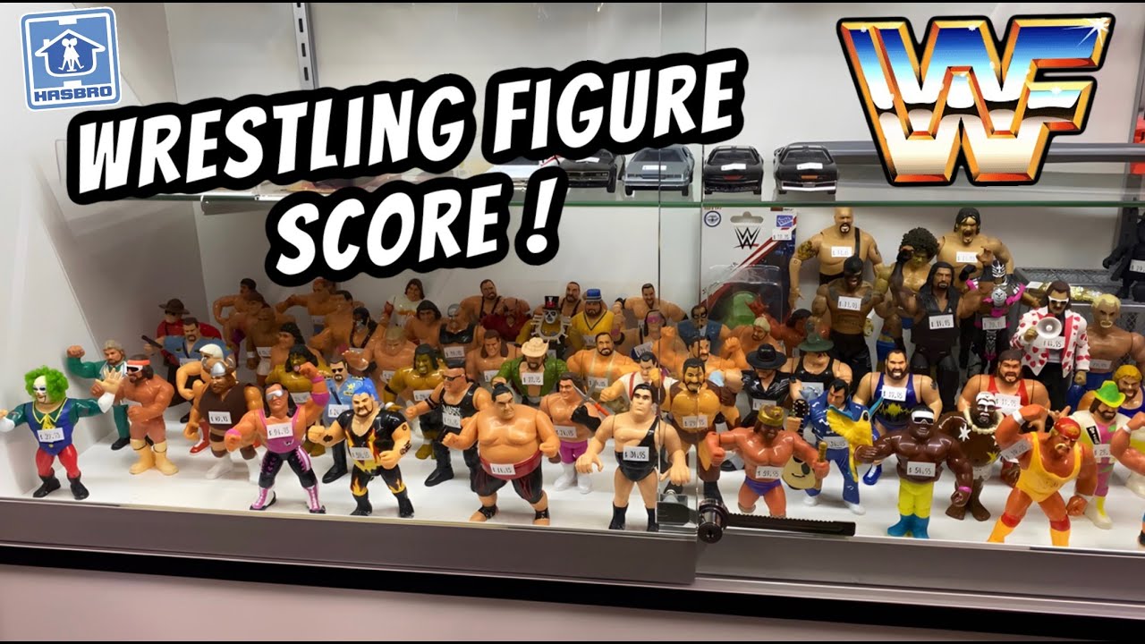 Vintage WWF Wrestling Figure Score! Toy Hunting at Now or Never Comics San Diego