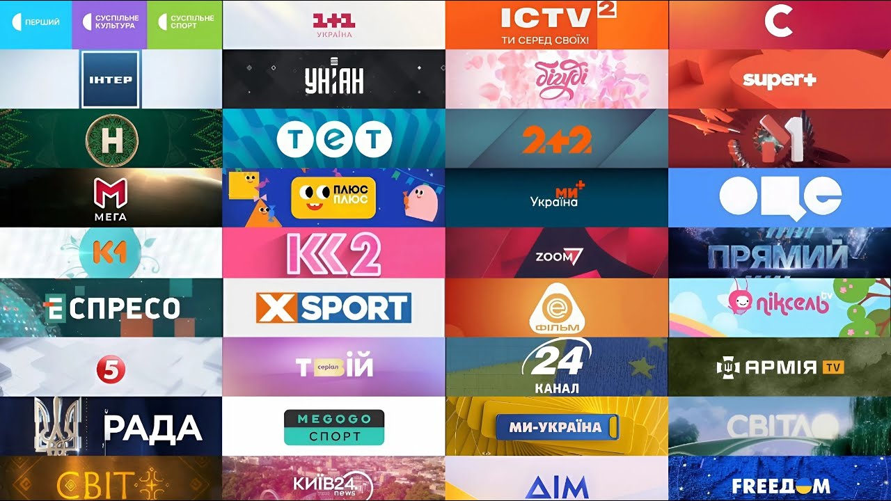 Звукові ідентифікатори українських телеканалів 2025/Sound identifiers of Ukrainian TV channels 2025