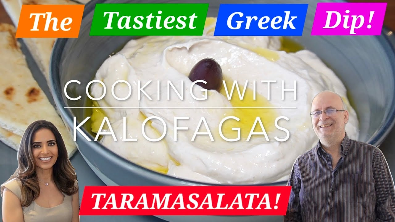How to Make the Tastiest Greek Taramasalata Dip! (Ταραμοσαλάτα)