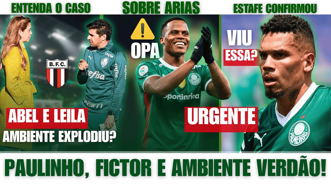 REALIDADE DO PALMEIRAS: DESMANCHE NO SUB-20, RETORNO DE PAULINHO E O AMBIENTE PESADO!