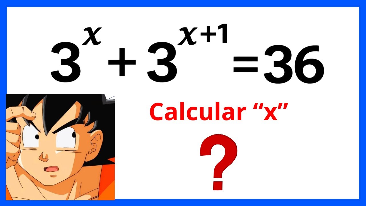RETO MATEMATICO - Ecuaciones EXPONENCIALES Utilizando factorización