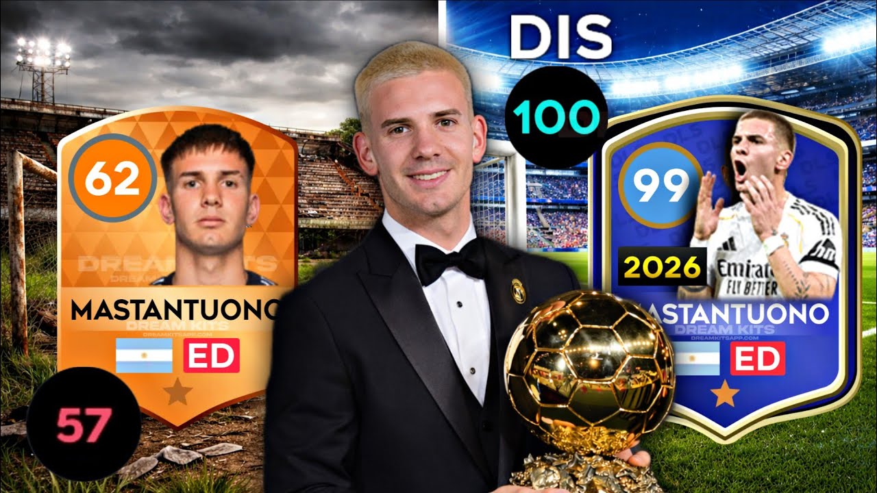 CONVERTIMOS A MASTANTUONO EN EL MEJOR JUGADOR DEL MUNDO 🏆🐐 DLS26