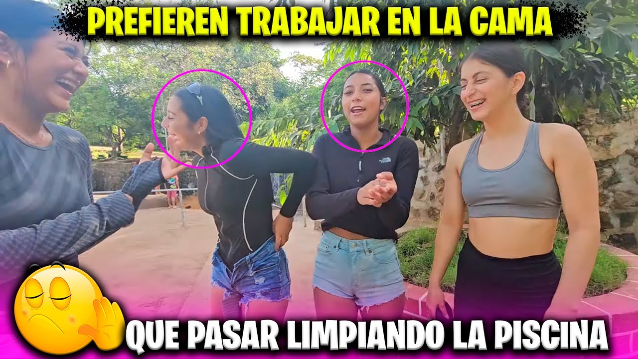Es dia de TRABAJO pero Wendy y Heidy dicen que prefieren estar en camara. Jennifer anda trabajadora.
