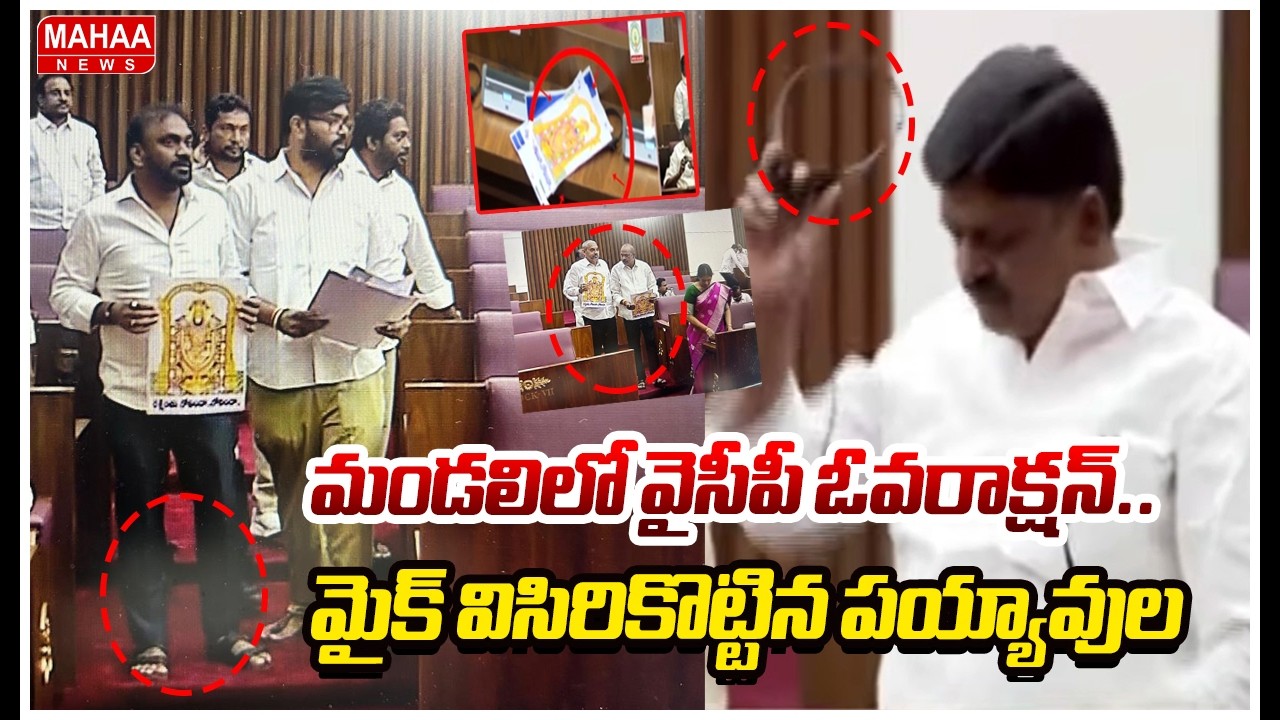 మండలిలో వైసీపీ ఓవరాక్షన్..మైక్ విసిరికొట్టిన పయ్యావుల | Minister Payyavula Keshav Serious On YCP