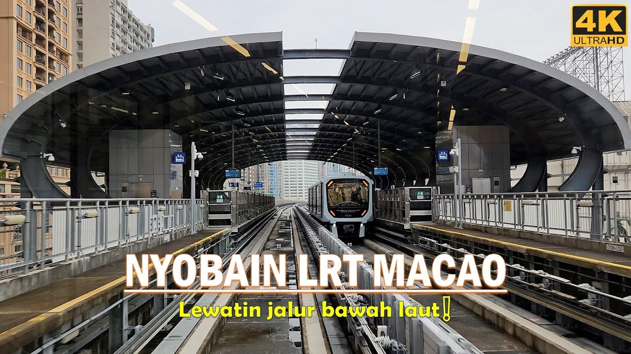 new❗ LRT Macau - public transport in Macao from Barra Station to Taipa Market via Pai Kok Station