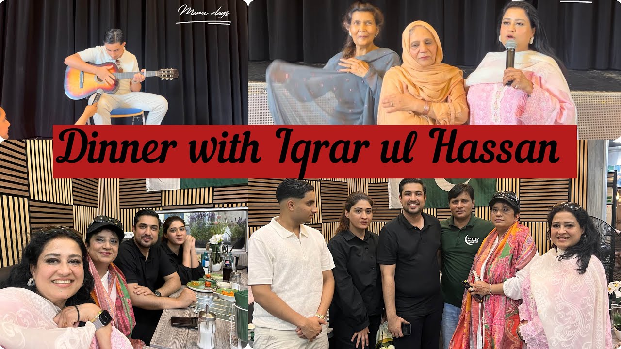 One Dish Party and Dinner with Iqrar ul Hassan | mona vlogs