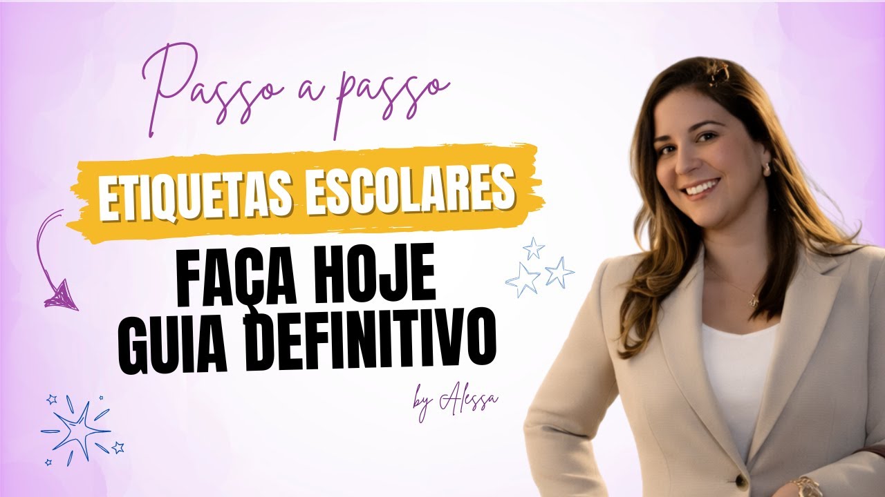 Como FAZER ETIQUETAS ESCOLARES no Silhouette Studio | Passo a Passo Completo