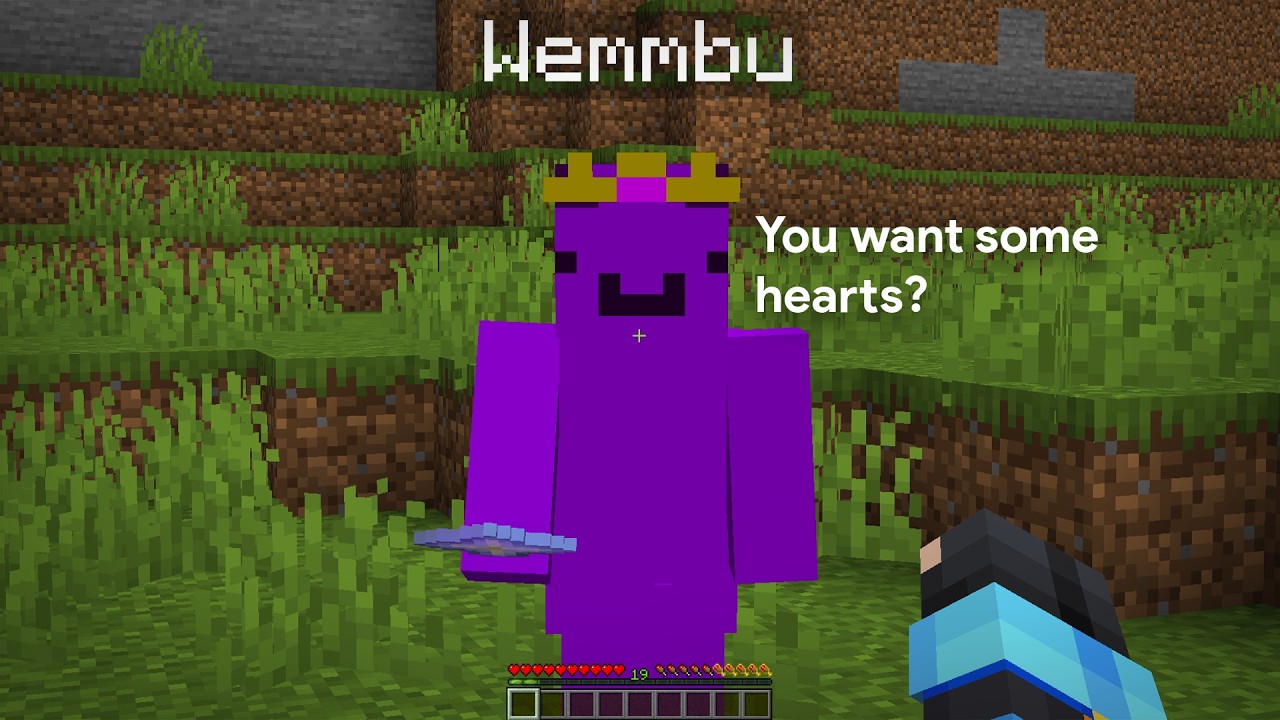 Wemmbu Gives Derapchu 11 Hearts on Lifesteal SMP...