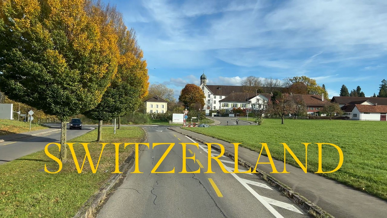 Scenic Drive in Switzerland: Tägerwilen to Rorschach 🇨🇭