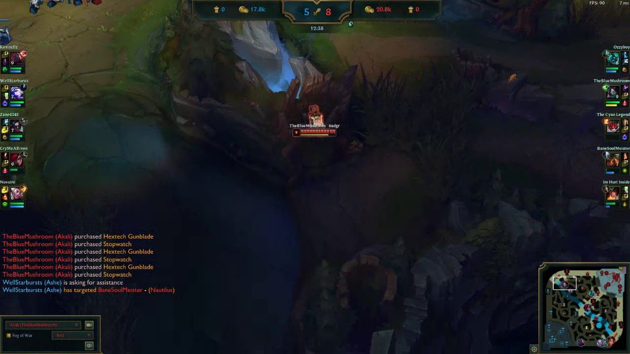 Flying Akali WITH Sion Ult :D