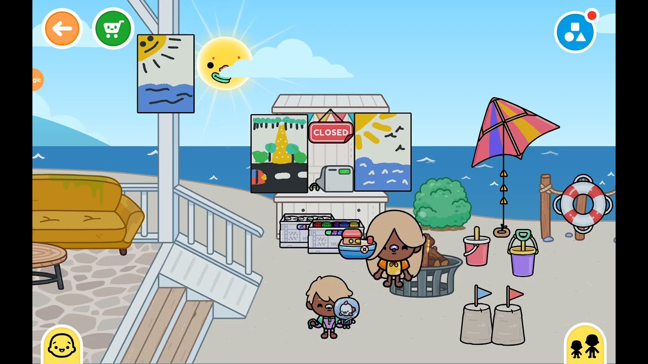 giornata su toca boca al mare!♡