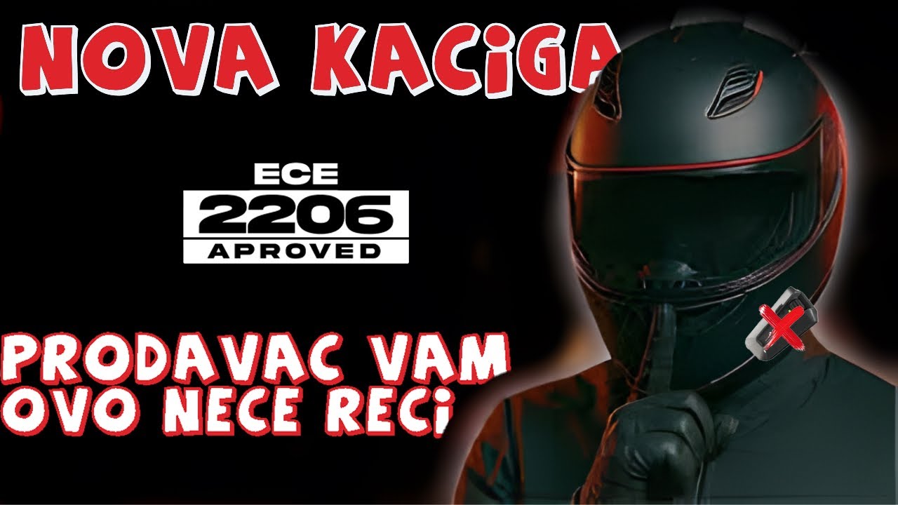Nova Kaciga- Prodavac vam ovo nece reci- donesen zakon o Kacigama u Evropi