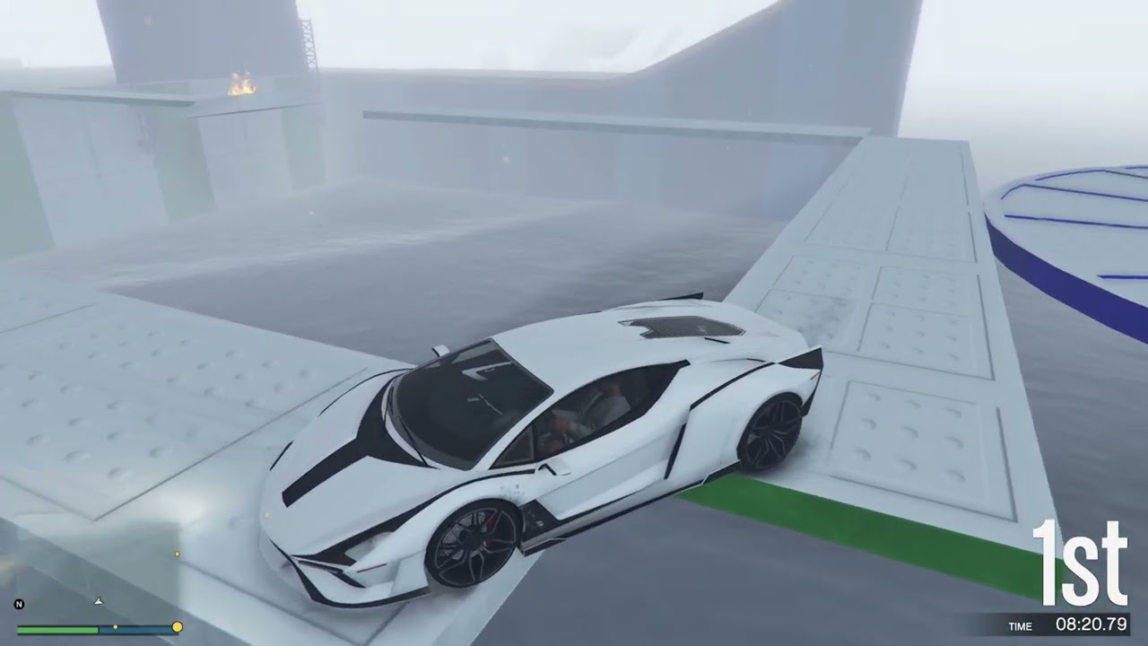 Car Parkour Race Only 😱0.0033% People Can CompleteThis in GTA 5🔥 | High Speed Car Stunts Hindi