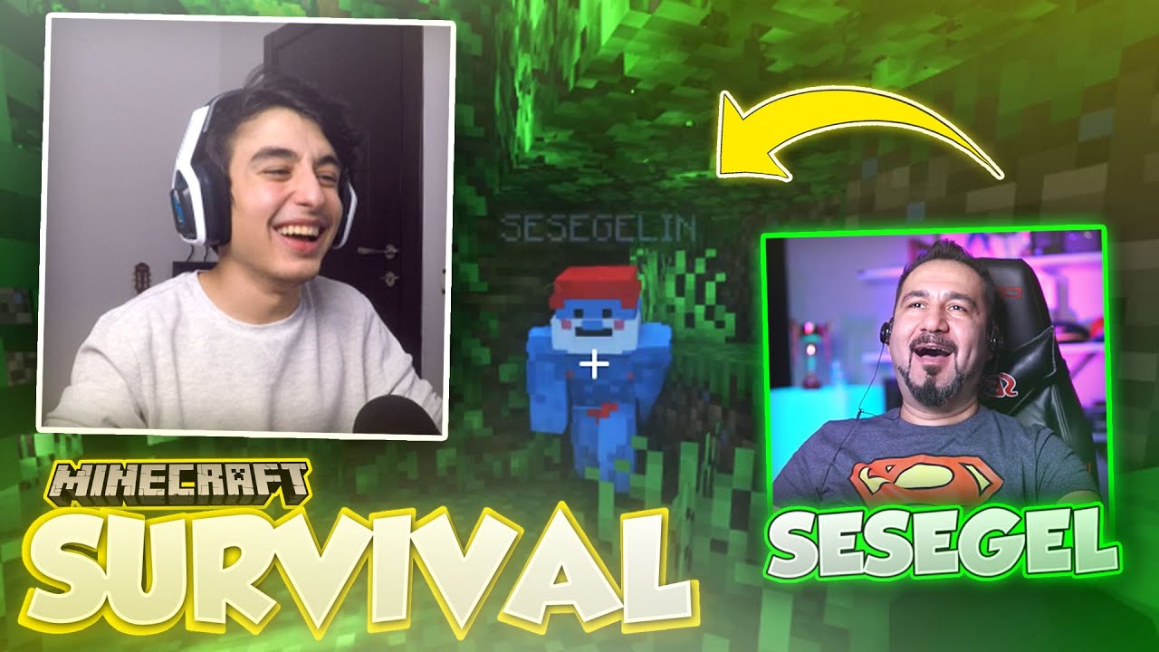 SESEGEL İLE MİNECRAFT SURVİVAL | SERİYE BAŞLANGIÇ | İLK BÖLÜMDEN BATAN GEMİ BULDUK ! |