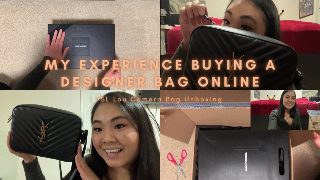 MY EXPERIENCE BUYING A DESIGNER BAG ONLINE | YSL Lou Camera Bag Unboxing | DEC 2021