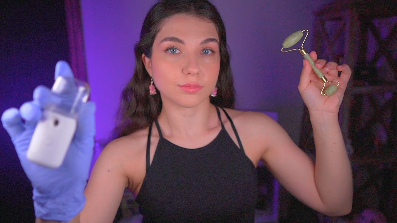 ASMR SPA FACIAL 💆‍♀️ MASAJE de CARITA Muy RELAJANTE | Lonixy ASMR