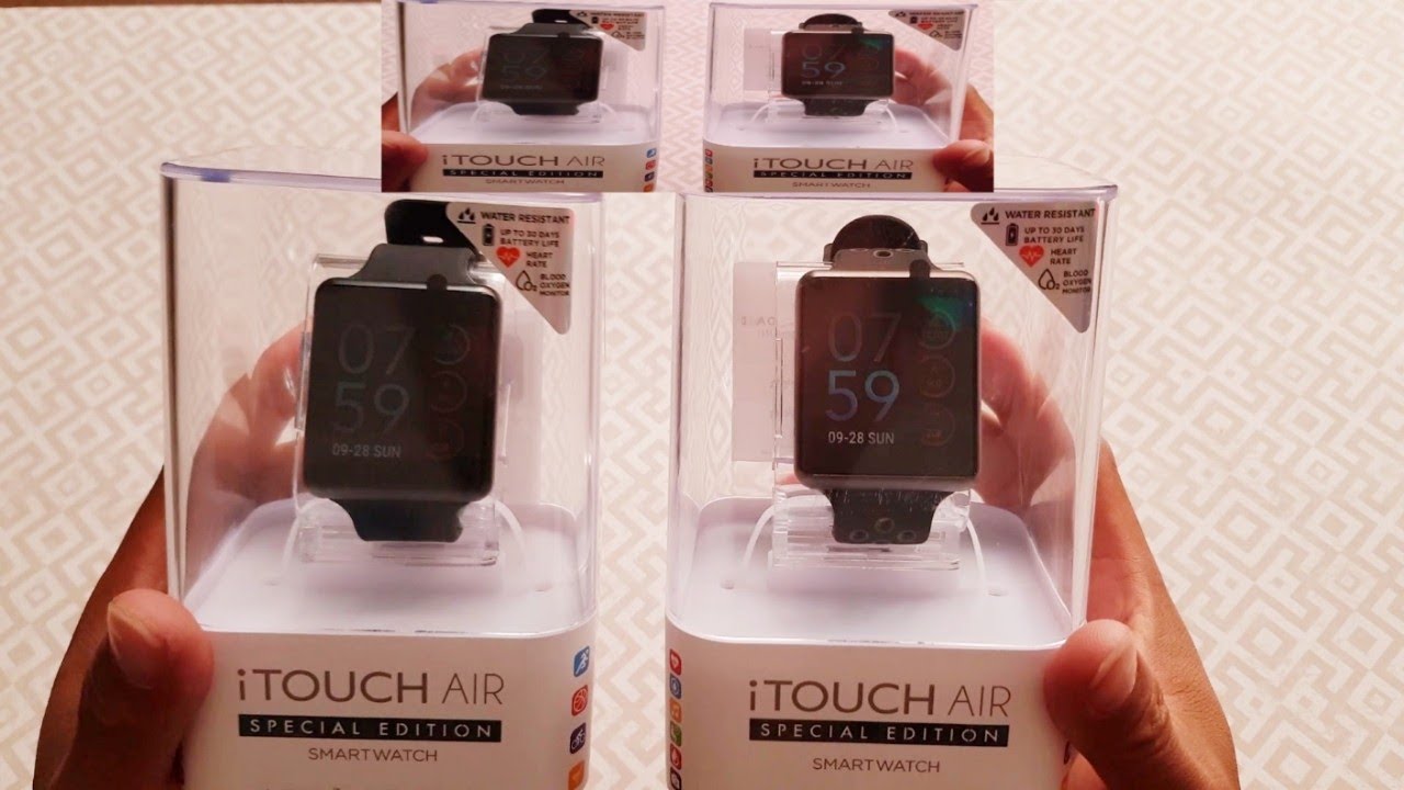 unboxing itouch air special edition smartwatch