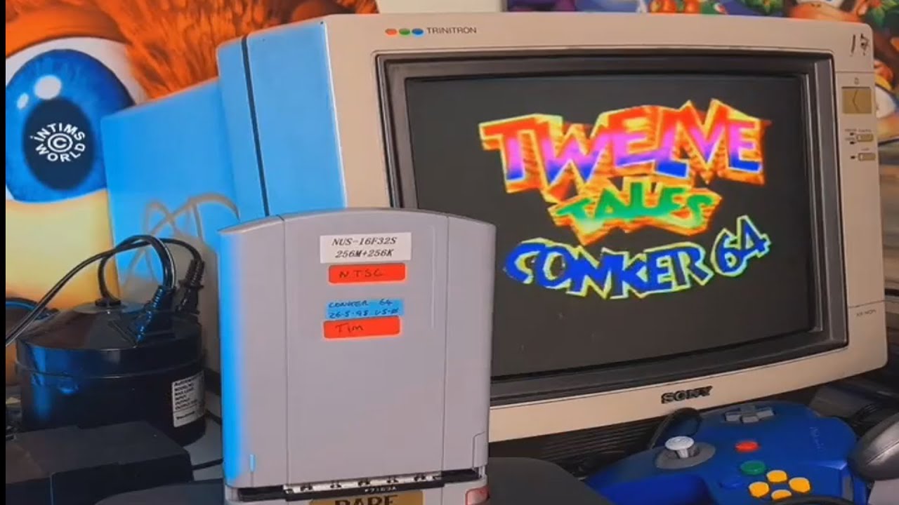 Conker Twelve Tales BETA N64 Prototype NEVER BEFORE SEEN!