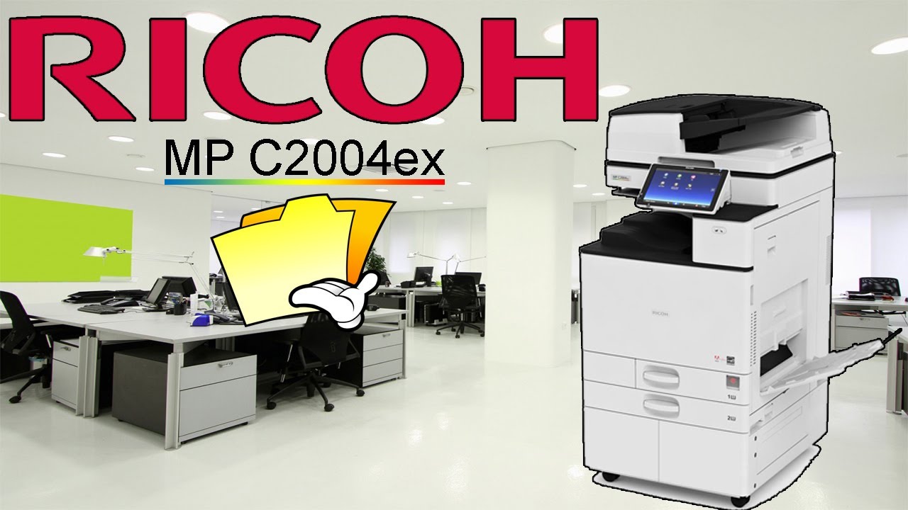 Remote Scanner configuration for Scan to network folder - Ricoh MP C2004ex