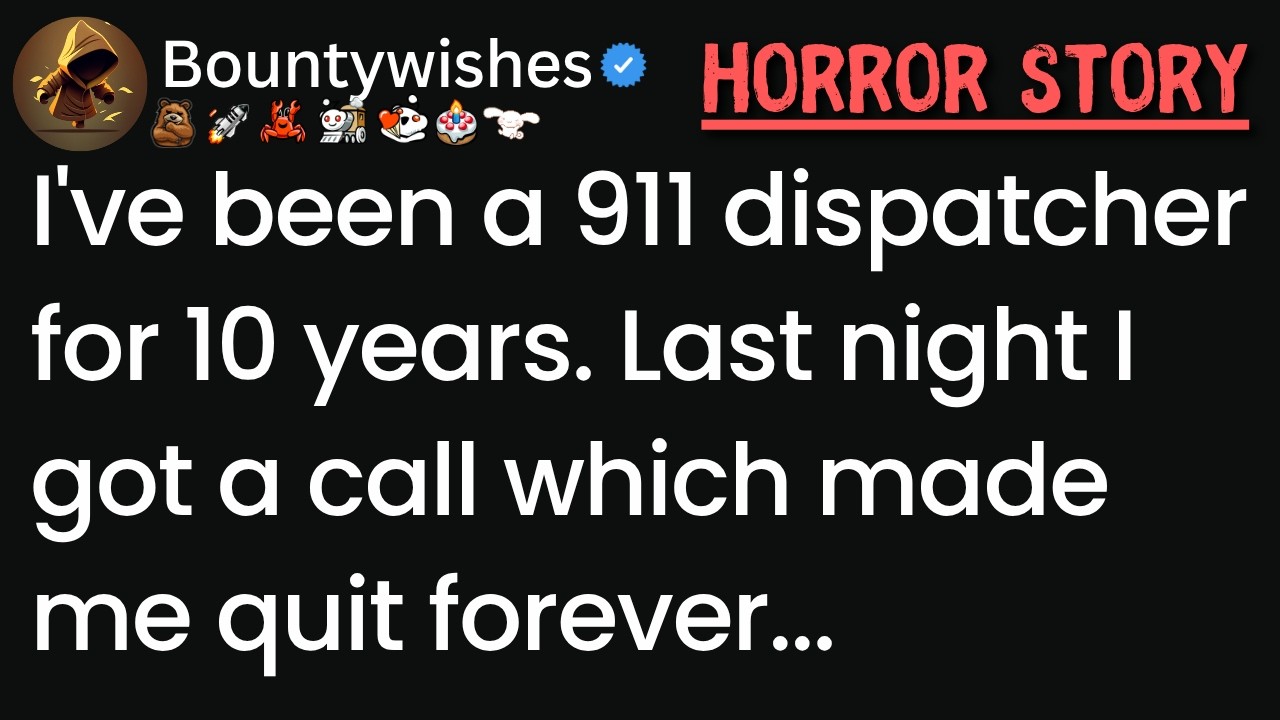 Я работаю диспетчером службы спасения 911 уже 10 лет. Вчера вечером мне позвонили, и я ушёл навсе...