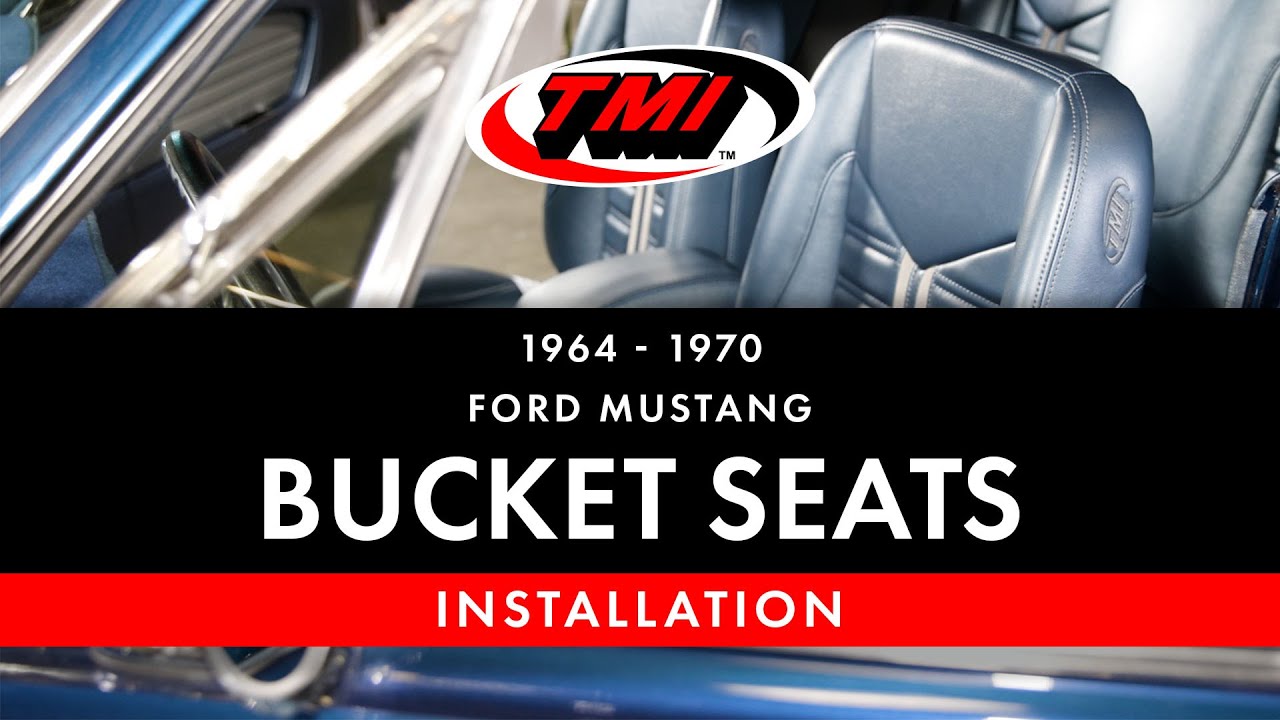 1965 Ford Mustang Bucket Seat Installation | TMI Products