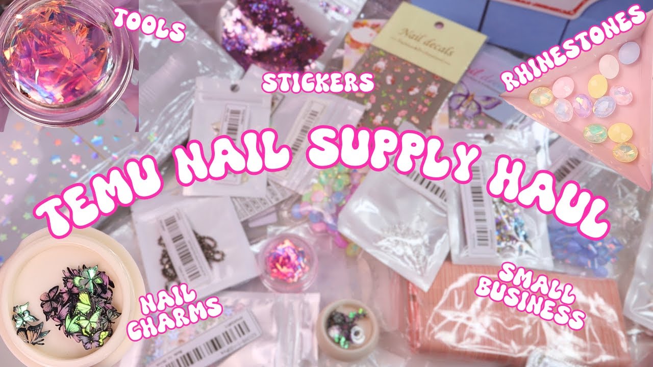 TEMU Nail Supply Haul 💗 With Prices & Links