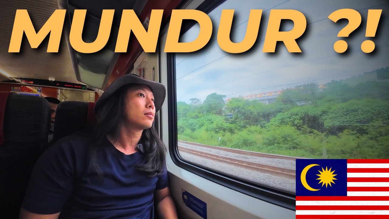 Ep.9 Kali Ini Dapat DUDUK MUNDUR 4 JAM di Kereta Malaysia ! | Backpacker ASEAN