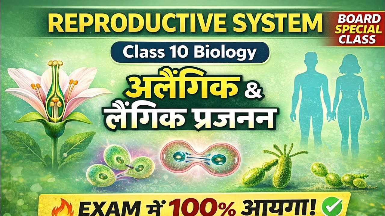 अलैंगिक प्रजनन ReproductiveSystem#AlaingikPrajanan#Prajanan#BiologyClassKhanSir#ScienceBoardExam2026