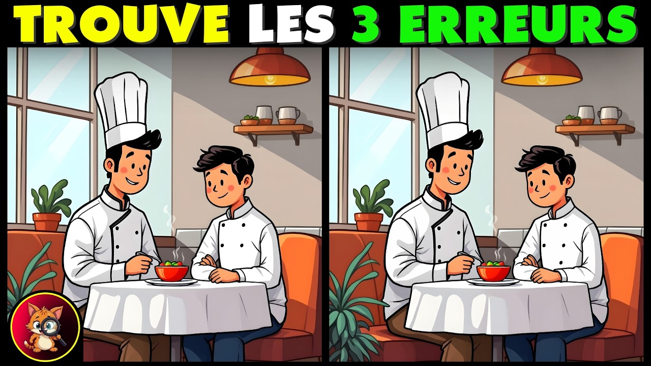 🧩 Trouvez les 3 Diff&eacute;rences / Jeu des 3 Erreurs 🔍✨ [ Trouve les diff&eacute;rences 18  ]