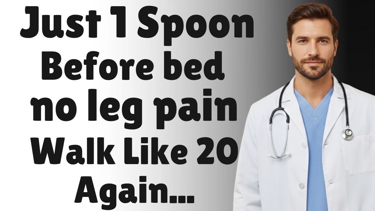 Just 1 Spoon Before Bed to Restore Leg Strength and Feel 20 again  Night Routine for Seniors