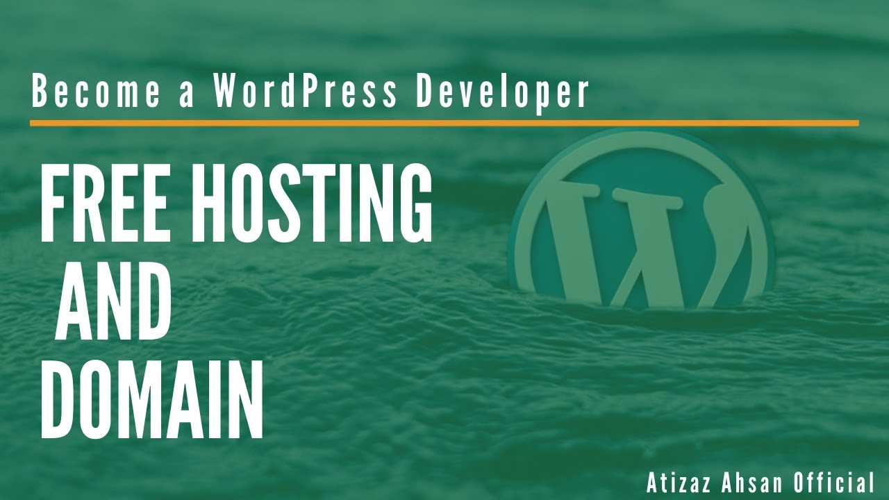 WordPress Developer ||  Free Hosting and Domain