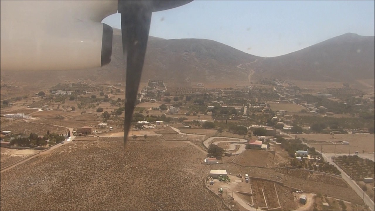 Inter Islands flight: Olympic Air 036 Rhodes to Astypalaia (leg2: Kos to Kalymnos)
