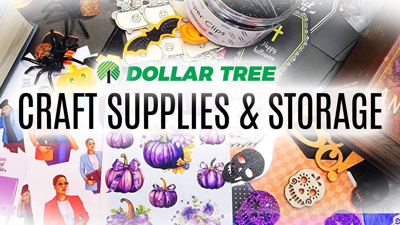 DOLLAR TREE Craft Supplies & Storage Haul and Happy Mail Unboxing