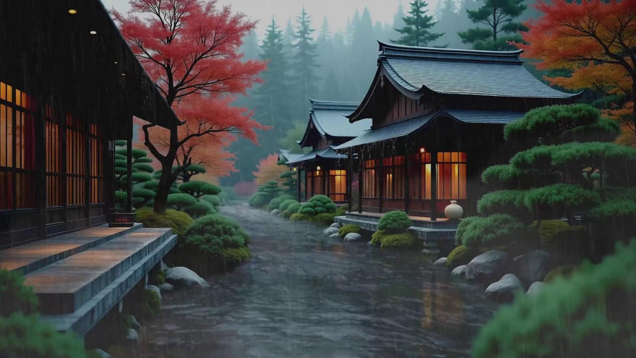 Rest, Relax, & Deep Sleep - Peaceful Sleep Music & Rain Sounds For Relaxation
