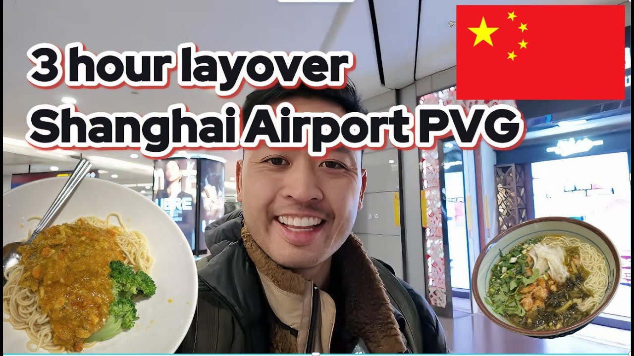🇨🇳 2024 Vlog - 3 Hour Layover Shanghai Airport PVG