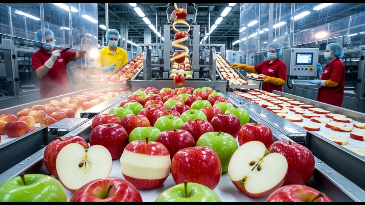 Inside a Modern Apple Factory – What Happens to Fresh Apples Before They’re Packaged?