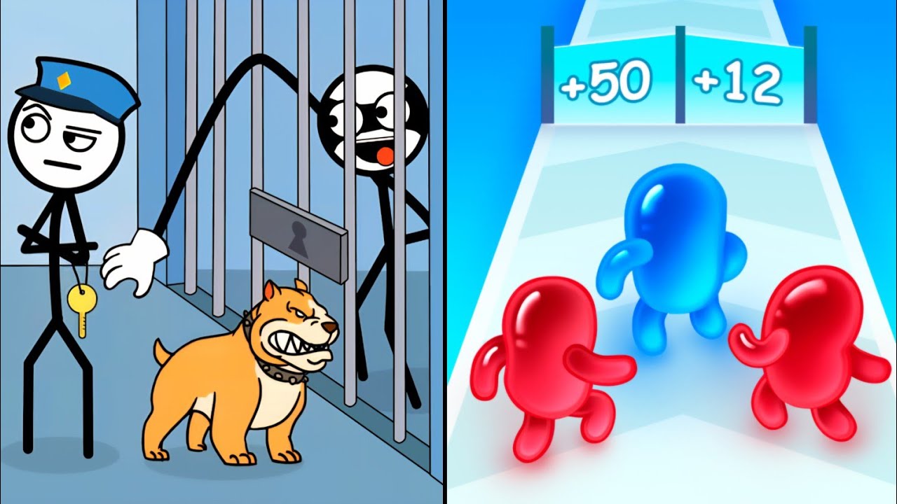 🔥 Thief Puzzle vs Join Blob clash 3D | Hard Level Challange | Full Gameplay 🔥🎮