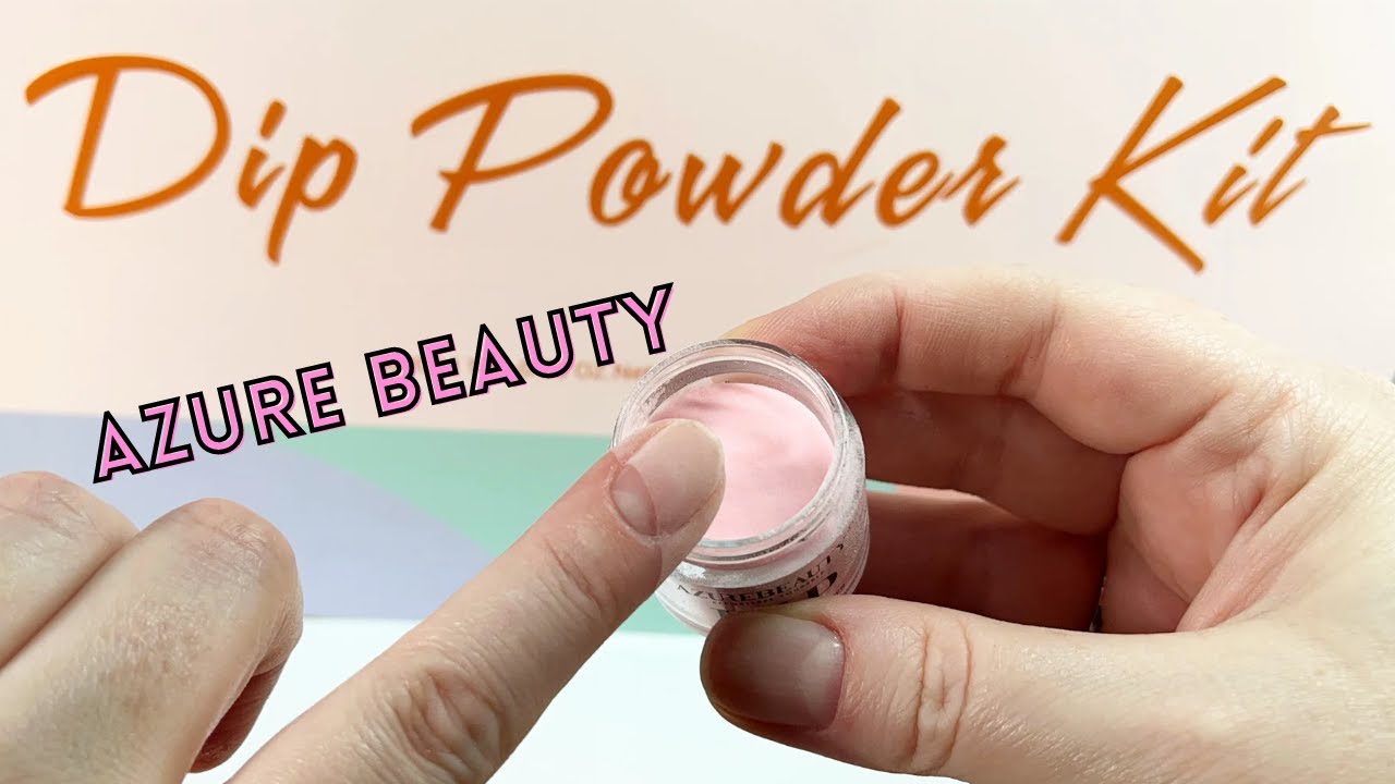 AZUREBEAUTY Dip Powder tutorial and honest review | How to dip powder nails
