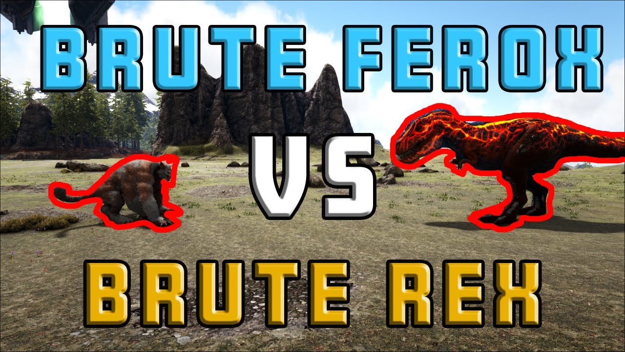 FEROX VS REX! | ARK Battle (Brute Edition)
